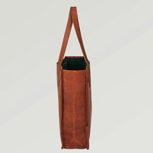 Boho Leather Tote