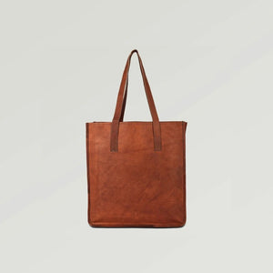 Boho Leather Tote