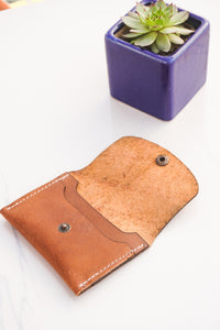 Fliptop Leather Wallet